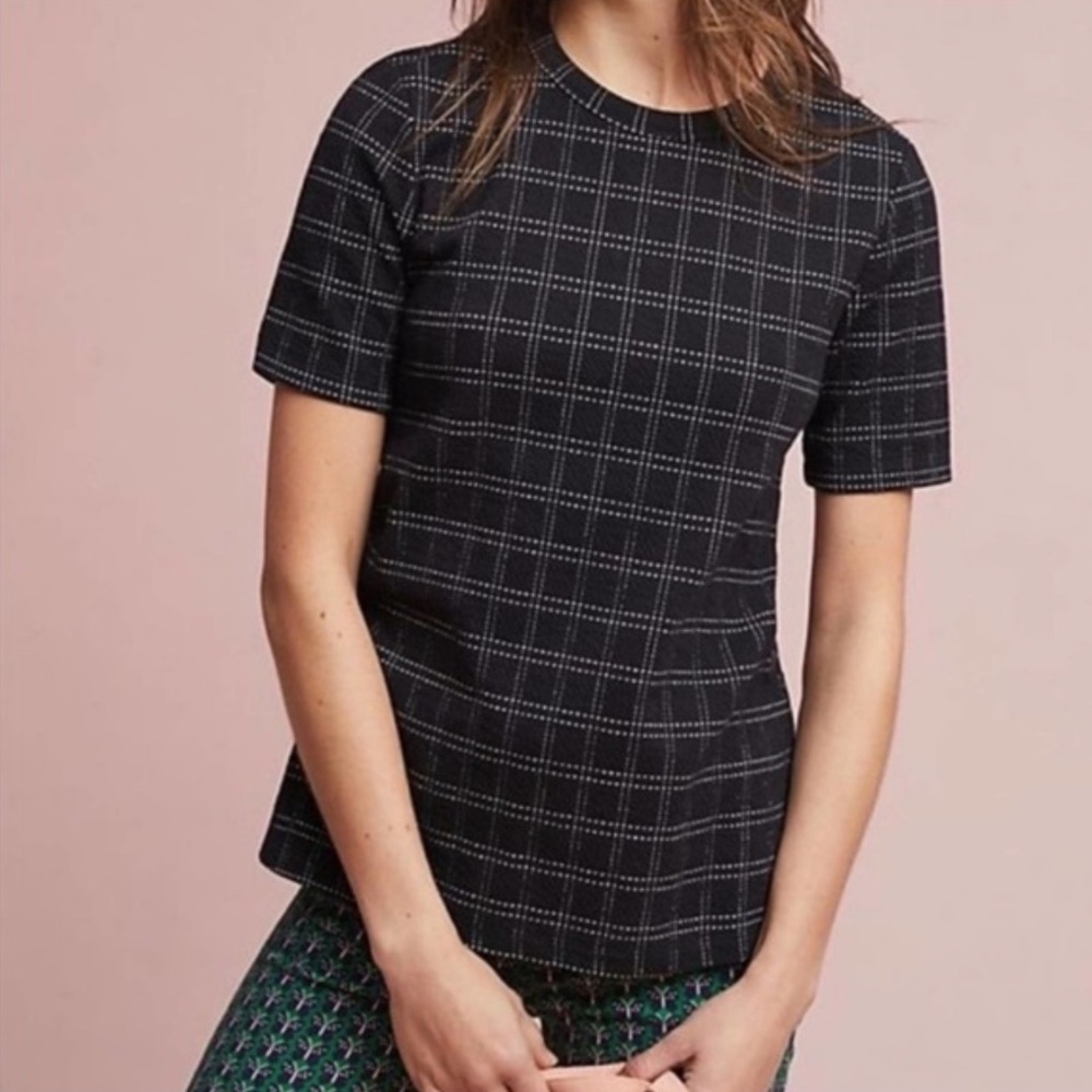 Anthropologie postmark plaid top size small​